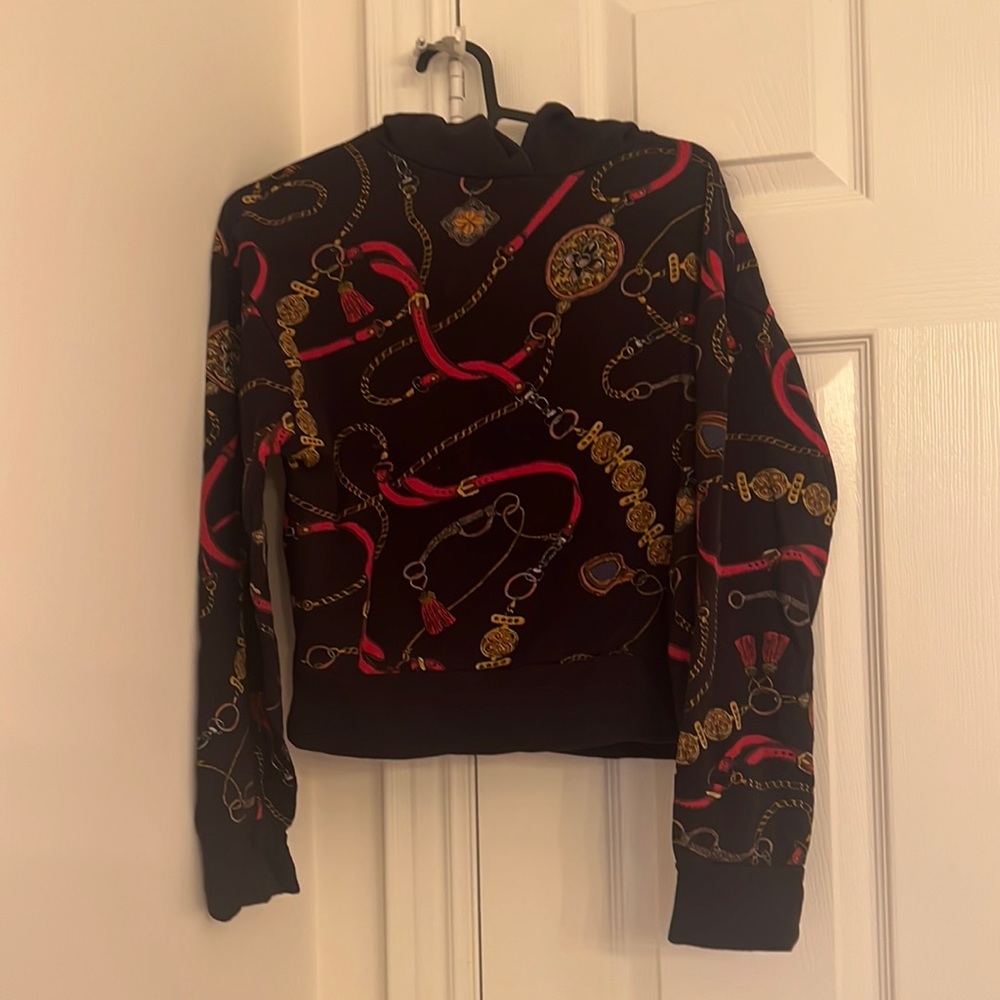 Zara crop hoodie